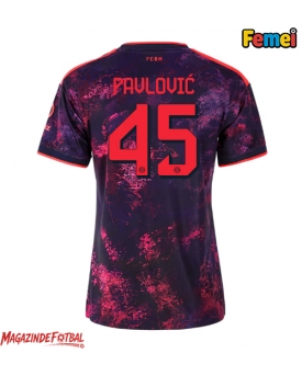 Bayern Munich Aleksandar Pavlovic #45 Tricou Fotbal Replică 2026-27 Femei Treilea Bayern Munich Aleksandar Pavlovic #45 Tricou Fotbal Replică 2026-27 Femei Treilea